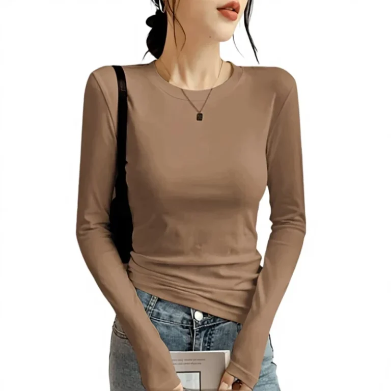 CHINEE-New-Casual-Solid-Womens-Spring-Autumn-Fashion-Inner-Long-sleeved-Slim-fit-Base-Shirt-T-shirt