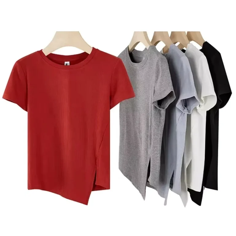 CHINEE-New-Design-High-Quality-Custom-100-Cotton-Fabric-Regular-Fit-O-Neck-Casual-Breathable-Anti-Pilling-T-shirt-Curved-Womens
