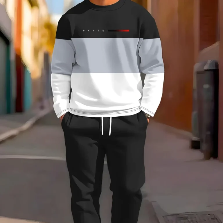 CHINEE-New-Joyful-Satin-Print-Set-European-American-Street-Style-Breathable-Loose-Casual-Long-Sleeve-Mens-T-Shirt-Pants-Outfit-Autumn
