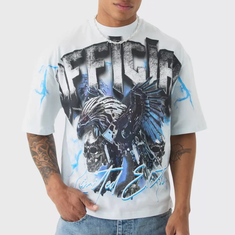 CHINEE-New-Mens-T-shirt-Casual-100-Cotton-Style-Short-Sleeve-Heavyweight-Printed-T-Shirts