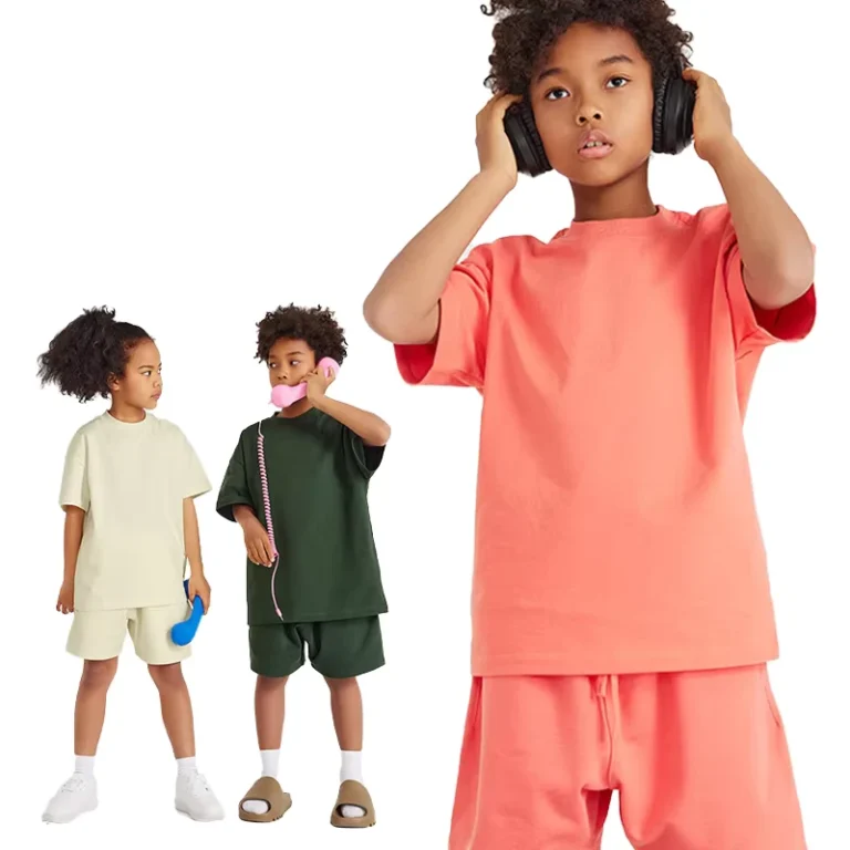 CHINEE-New-Style-Childrens-100-Cotton-Oversized-Short-Sleeve-Printed-Customized-Logo-Blank-T-Shirt-Fashionable
