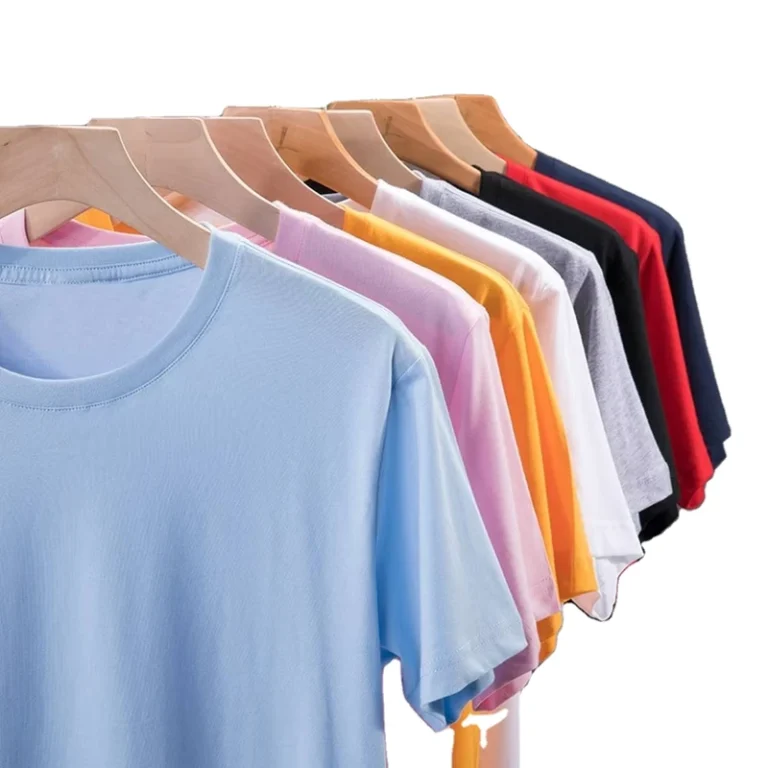 CHINEE-New-Style-Mens-100-Cotton-Solid-Color-Breathable-Anti-Wrinkle-Casual-T-Shirt-Custom-Logo-Premium-Price-OEM