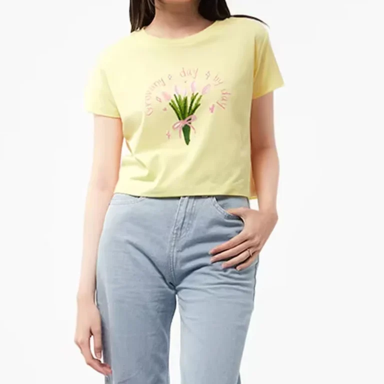CHINEE-New-Trend-Women-Crop-Top-T-Shirt-Youth-Style-Short-Sleeve-Casual-Fashion-Breathable-Fabric-Everyday-Wear