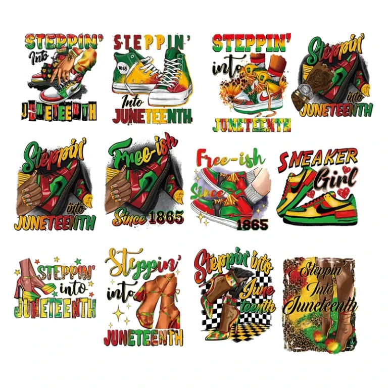 CHINEE-No-MOQ-Custom-Black-History-Juneteenth-1865-Screen-Print-Heat-Transfer-Designs-Ready-To-Press-Transfers-For-T-Shirts