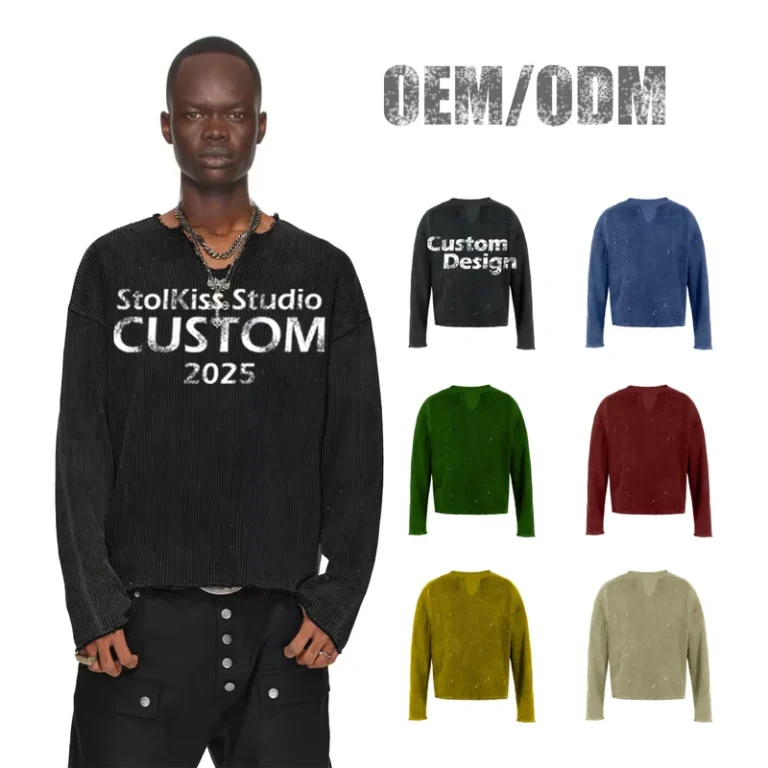 CHINEE-OEM-Crew-Neck-Heavyweight-230-GSM-Thick-Cotton-Basic-TShirt-Blank-Pullover-Screen-Print-Plain-Long-Sleeve-T-Shirt-for-Men