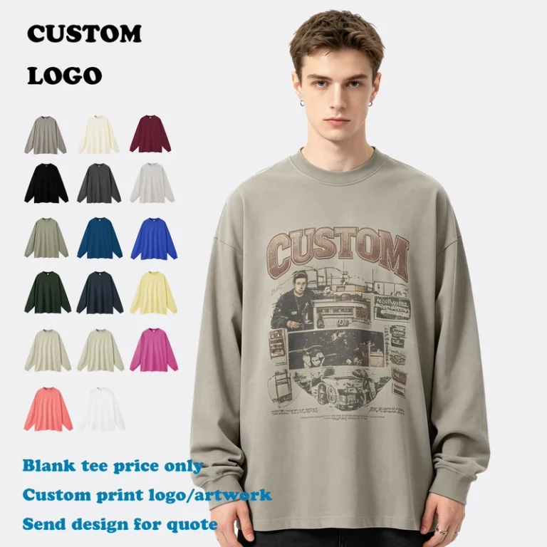 CHINEE-OEM-Custom-Long-Sleeve-T-shirt-High-Quality-New-Design-Embroidery-logo-Heavy-Cotton-Blank-Casual-Streetwear-t-Shirt-for-Men