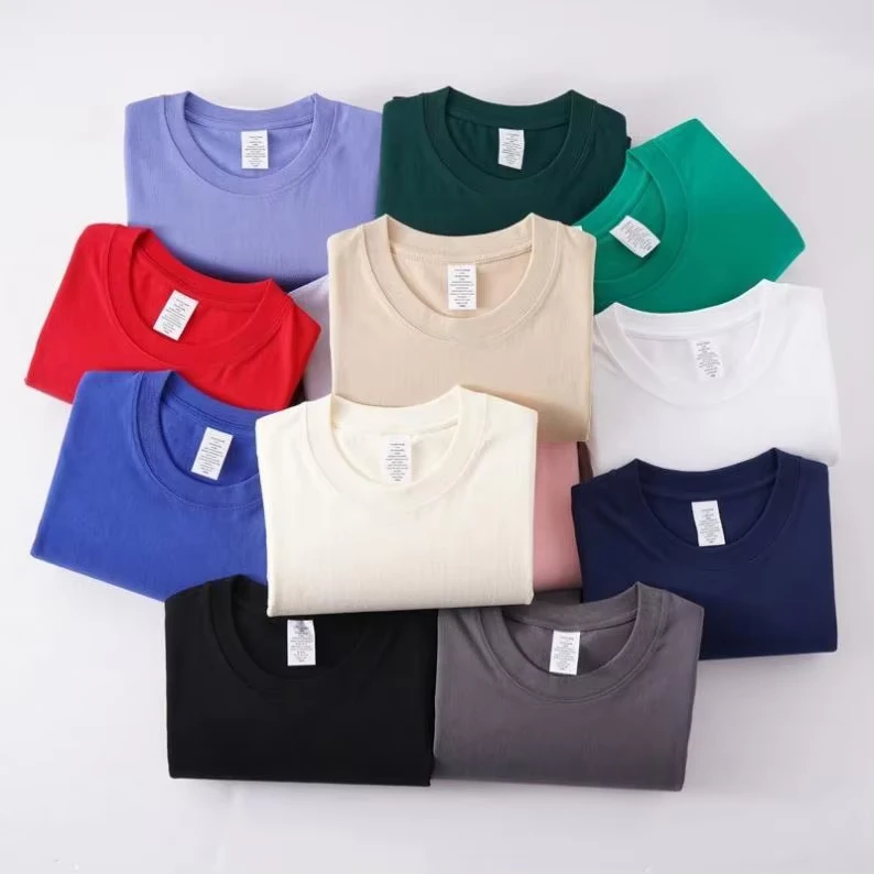 CHINEE-OEM-ODM-Custom-100-Cotton-Knitted-Oversized-Unisex-Mens-T-Shirt-Blank-Short-Sleeve-Breathable-Eco-Friendly-High