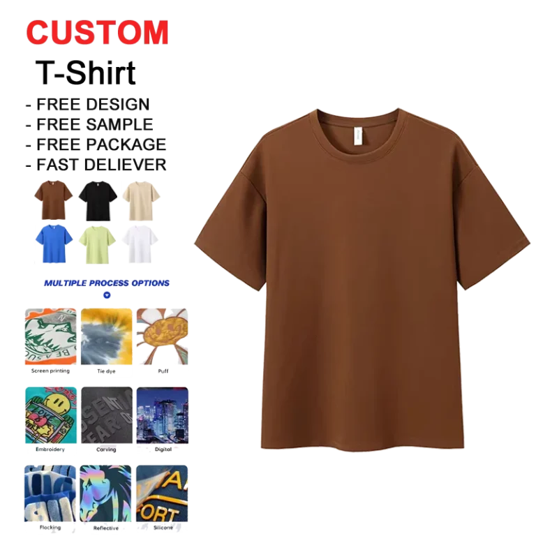 CHINEE-OEM-ODM-Customized-Unisex-T-Shirt-High-Quality-100-Cotton-Custom-Logo-Print-Short-Neck-Regular-Fit-Blank-Design-Custom-T-Shirts