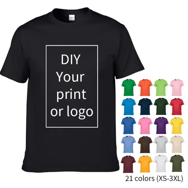 CHINEE-OEM-Summer-T-Shirts-Custom-Printing-Thin-180GSM-100-Cotton-Short-Sleeves-DTG-Processes-Mens-T-Shirt