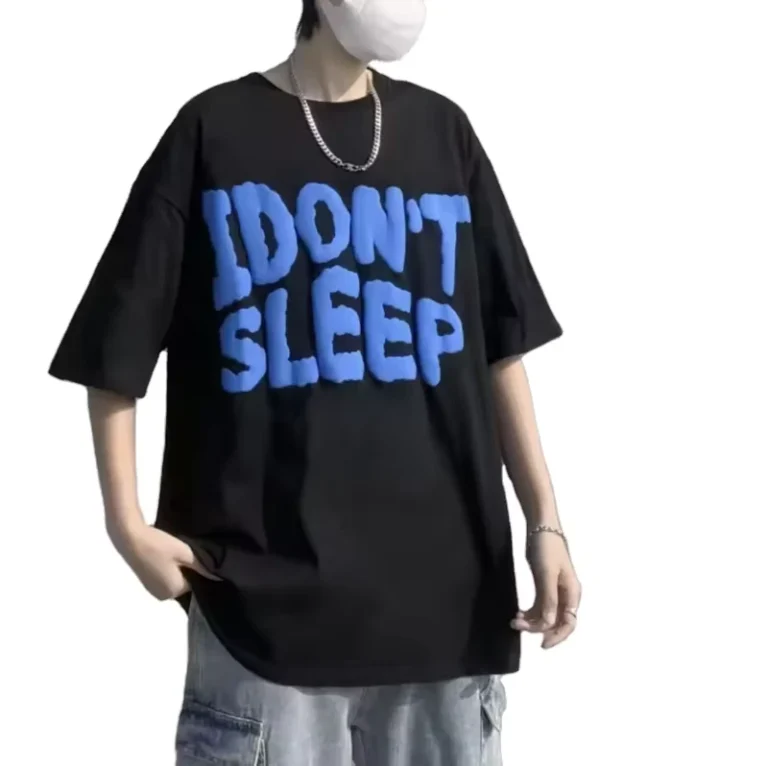 CHINEE-Oem-Service-Printed-Logo-Puff-Printing-T-Shirt-Fashionable-Comfortable-Fabric-Puff-Printing-T-Shirt-For-Men