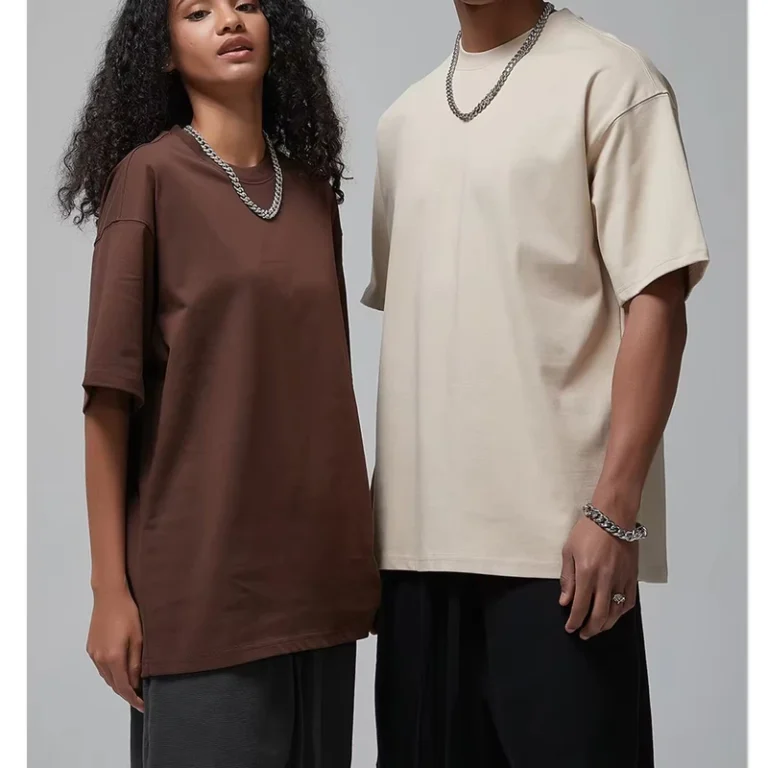 CHINEE-Oversized-Formal-Graphic-Crew-Neck-T-Shirt-Comfortable-Street-Wear-Custom-100-Cotton-French-Terry-Breathable
