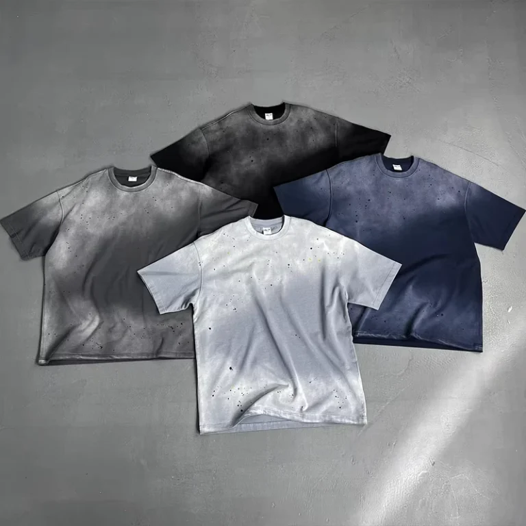 CHINEE-Personalized-Acid-Wash-Ink-Sprayed-275GSM-100-Organic-Cotton-Custom-DTG-Heat-Transfer-Silk-Screen-Print-Fashion-T-Shirt-for-Men