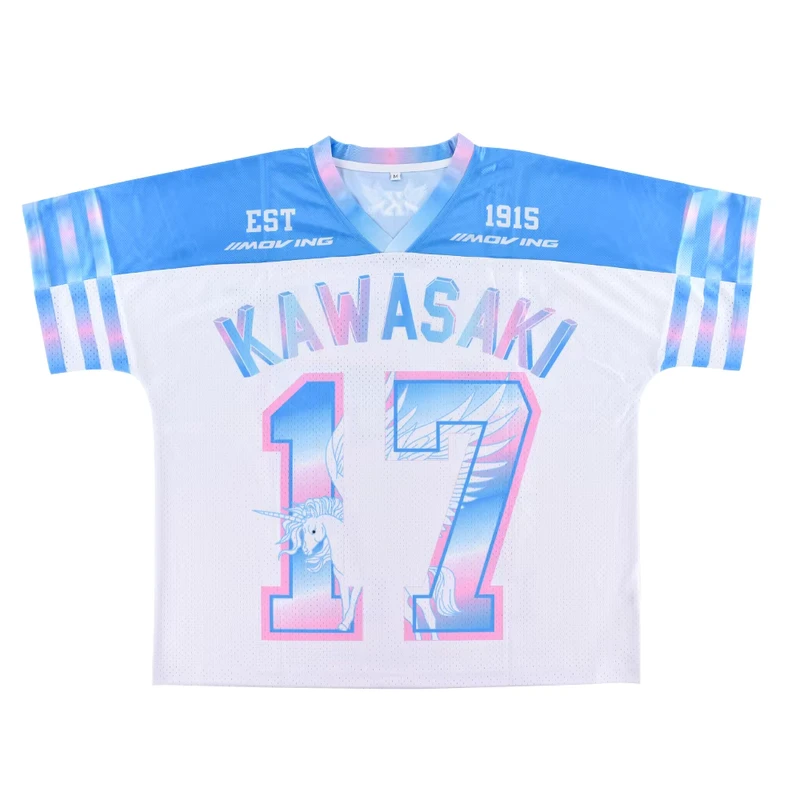 CHINEE-Personalized-Boxy-Mesh-Summer-Short-T-Shirts-Dyed-Sublimation-Pattern-Oversized-V-Neck-Moisture-Wicking-Fashion-American