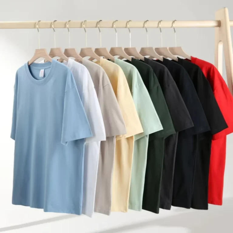 CHINEE-Personalized-Mens-Crew-Neck-Drop-Shoulder-T-Shirt-Custom-Screen-Printing-on-100-Cotton-Thick-Short-Sleeved-for-Comfort-Style