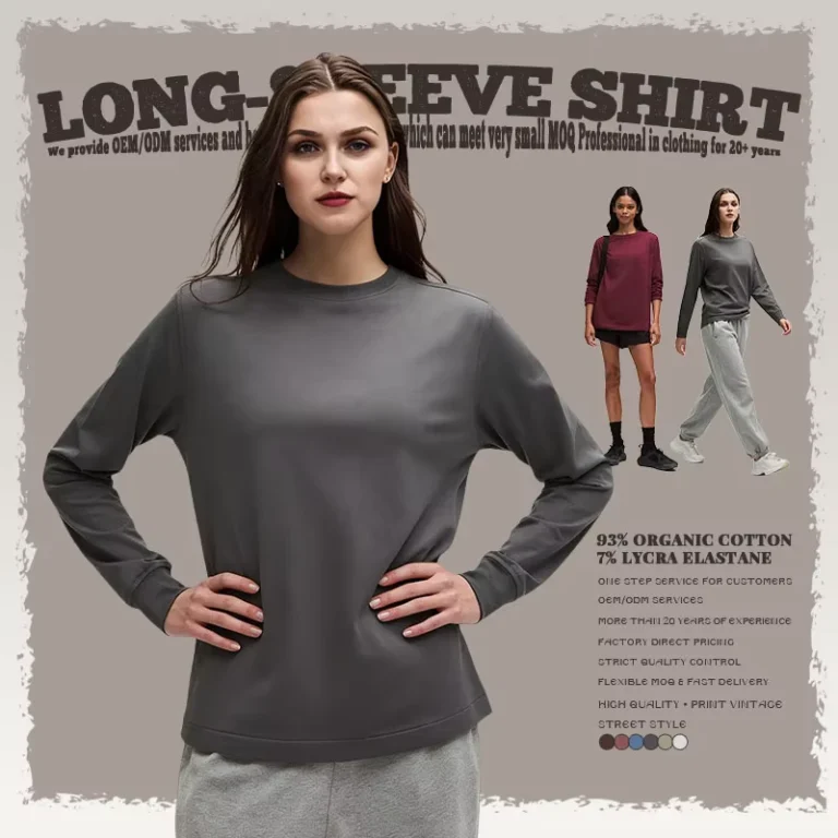 CHINEE-Plain-Long-Sleeve-T-Shirt-Gray-Heavy-Weight-Long-Sleeve-t-Shirt-High-Quality-Custom-LOGO-Cotton-Long-Sleeve-t-Shirt