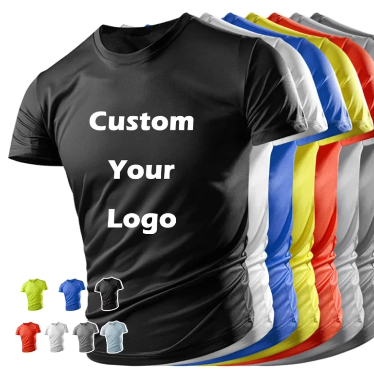 CHINEE-Plain-Mens-T-Shirt-Polyester-Tee-Quick-Dry-Fit-Tshirt-Custom-Sublimation-Transfer-Print-Logo-Unisex-Gym-Sports-T-Shirts-For-Men