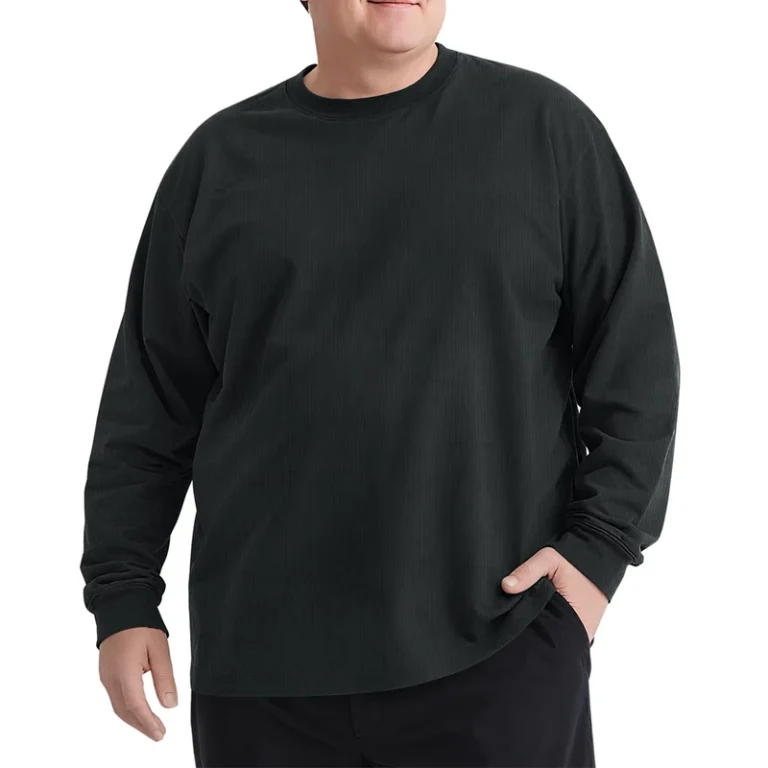 CHINEE-Plus-Size-2XL-5XL-Mens-Long-Sleeve-T-Shirt-Oversize-Soft-Stretch-Thermal-O-Neck-Polyester-Casual-Shirts-Autumn-Custom-ODM