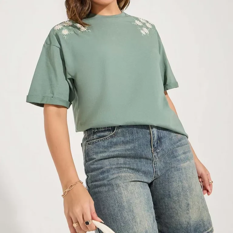CHINEE-Plus-Size-Womens-Streetwear-Appliques-T-Shirts-Breathable-Eco-Friendly-Summer-Premium-Quality-Customizable