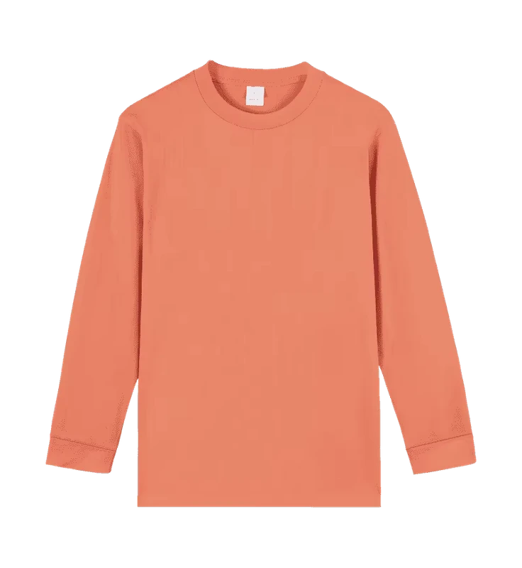 CHINEE-Popular-Design-Unisex-Drop-Shoulder-Loose-Fit-Long-Sleeve-Shirts-240gsm-100-Heavy-Cotton-T-Shirt-Overs-Plain-T-Shirt