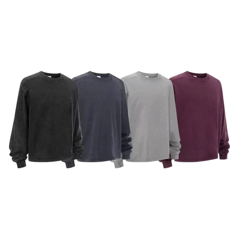 CHINEE-Post-Apocalyptic-Wax-Dye-Patchwork-Long-Sleeve-T-Shirt