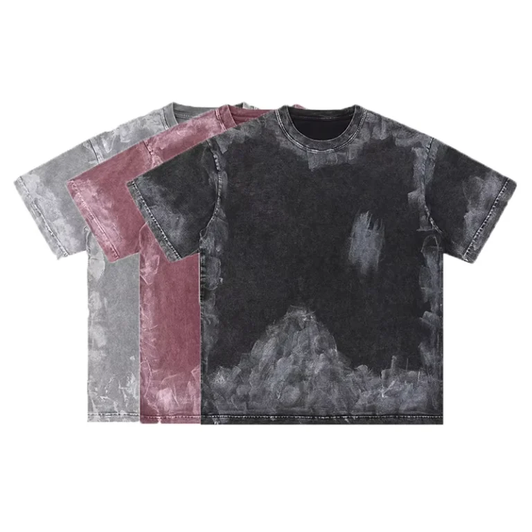 CHINEE-Premium-Cotton-Crew-Neck-T-Shirt-Men-Vintage-Short-Sleeve-Shirts-Acid-Wash-Baggy-Basic-Tees