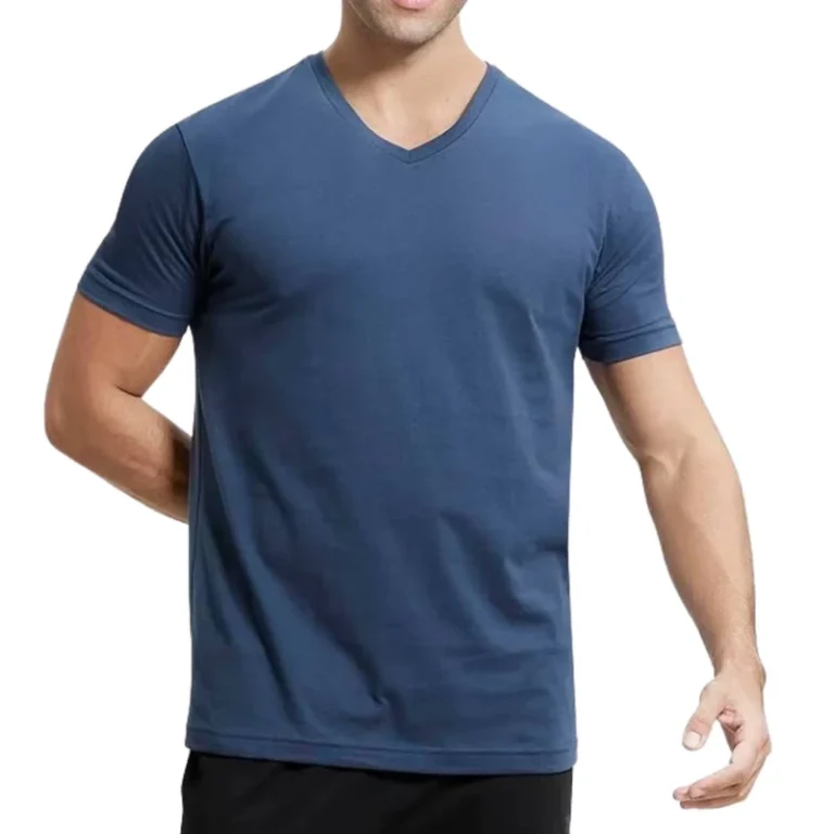 CHINEE-Premium-Cotton-V-Neck-T-Shirt-For-Men-Breathable-Comfortable-Summer-Casual-Bulk-Volume-Manufacturer