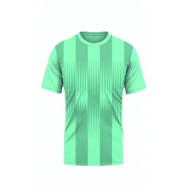 CHINEE-Premium-Mens-Printed-Sea-Green-Dri-Fit-Sports-T-Shirt-Durable-Activewear-for-Training-Running-Exercise-for