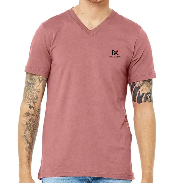 CHINEE-Premium-Mens-V-Neck-T-Shirts-Lightweight-Cotton-Casual-Fashion-Apparel-For-Men