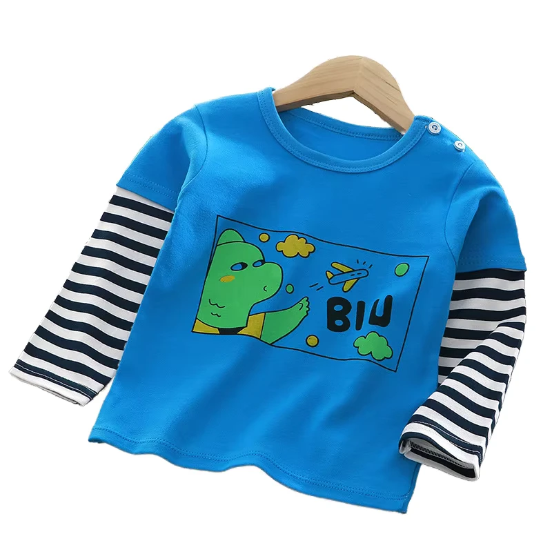 CHINEE-Price-Spring-Children-Outwear-Clothes-Long-Sleeve-Cotton-Print-Casual-Baby-Boy-T-shirt