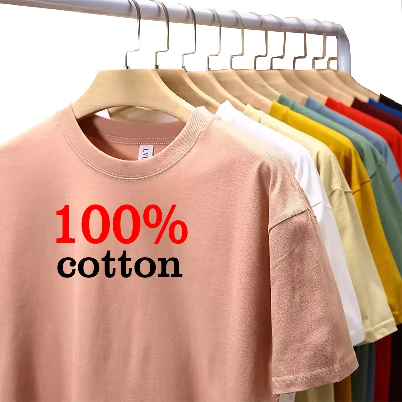 CHINEE-Print-Crew-Neck-Oversized-100-Cotton-T-Shirt-Custom-Logo-High-Quality-Multi-Color-Mens-T-Shirt