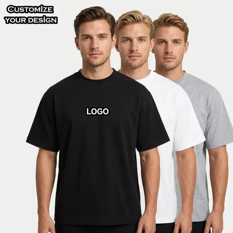 CHINEE-Printable-Multi-Color-Blank-Mens-Heavyweight-Cotton-T-Shirt-Crew-Neck-Tee-for-Bulk-Customization