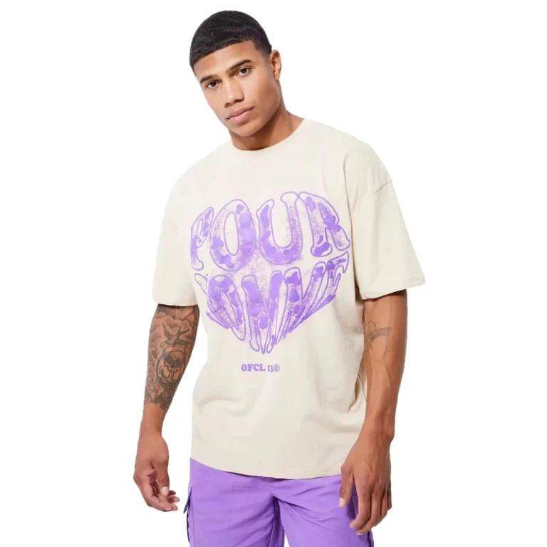 CHINEE-Printing-on-Demands-Mens-Shirts-100-Cotton-285gsm-Blank-Tshirt-Puff-Print-Heavy-Weight-Oversize