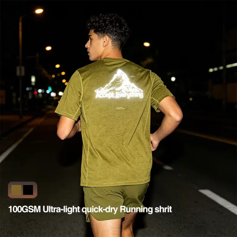 CHINEE-QUICKSHOW-Ultra-light-Quick-Dry-Breathable-Premium-Moisture-Wicking-Plaid-Contrast-Stitch-Reflective-Printing-Training-T-shirts