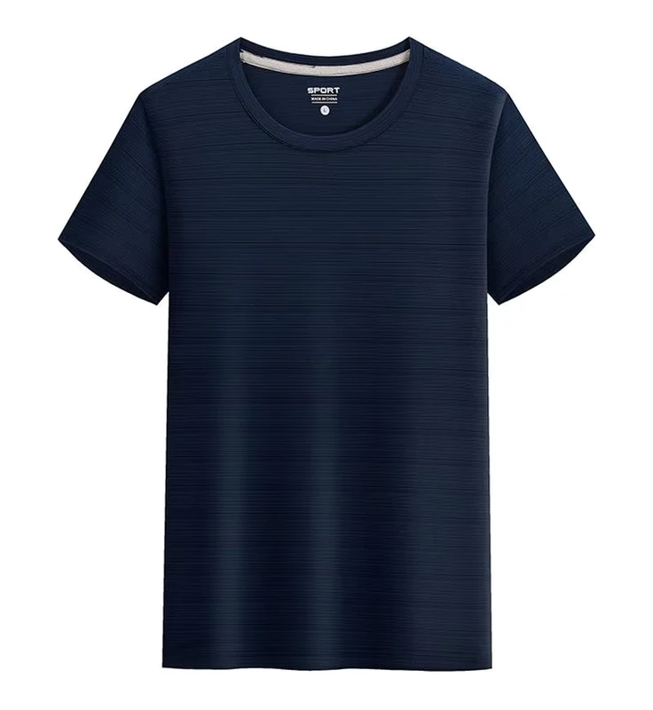 CHINEE-Quick-Dry-Crew-Neck-Short-Sleeve-Solid-Fitness-T-Shirt-Spandex-Polyester-Breathable-Eco-Friendly-Lightweight-Regular-Fit-Running