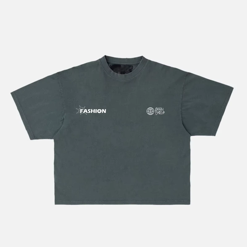 CHINEE-Relaxed-Drop-Shoulder-Printed-Unisex-Tshirt-With-Custom-Logo-for-Men