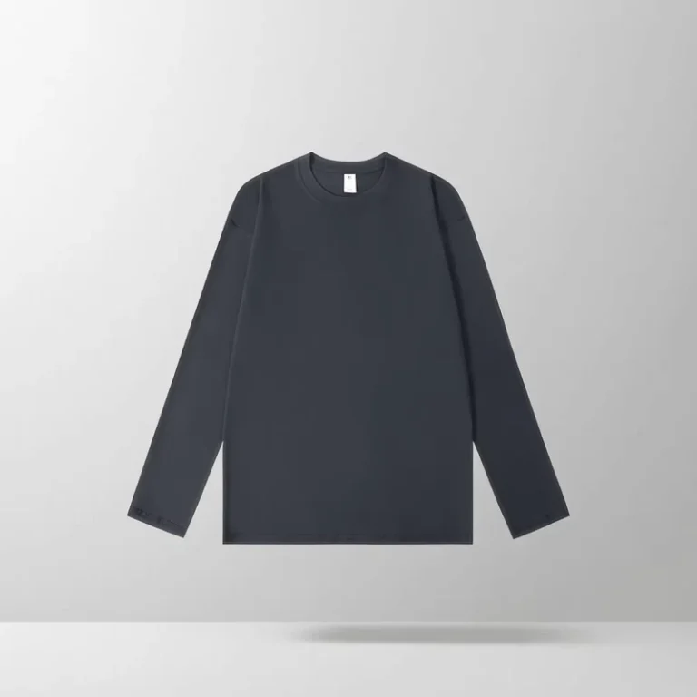 CHINEE-Retro-Men-Women-Long-Sleeve-T-Shirts-230g-Pure-Cotton-Breathable-Moisture-Absorbing-Sweat-Wicking-Loose-Fit-Smart-Casual