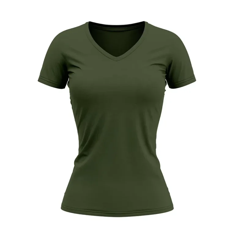 CHINEE-Short-Sleeve-V-Neck-T-Shirts-Cotton-Polyester-Custom-Made-Womens-V-Neck-T-Shirts