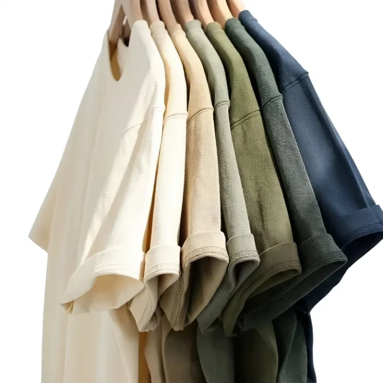 CHINEE-Solid-Color-200g-Heavy-Cotton-Crew-Neck-Short-Sleeve-T-shirt-Loose-Casual-Breathable-Mens-Womens