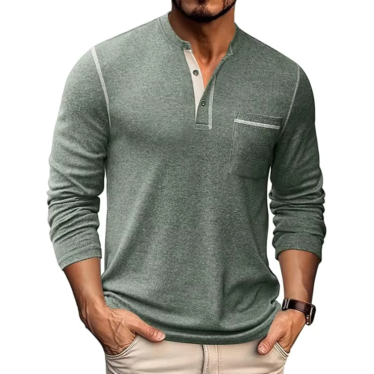 CHINEE-Spring-Autumn-Knitted-Custom-Long-Sleeve-Mens-Casual-Bland-Causal-Sport-Gym-Stand-Collar-Eco-friendly-Custom-logo-T-shirt