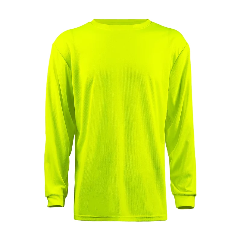 CHINEE-Spring-Summer-Retail-Unisex-Breathable-Bird-Eye-Long-Sleeve-Leisure-T-Shirt