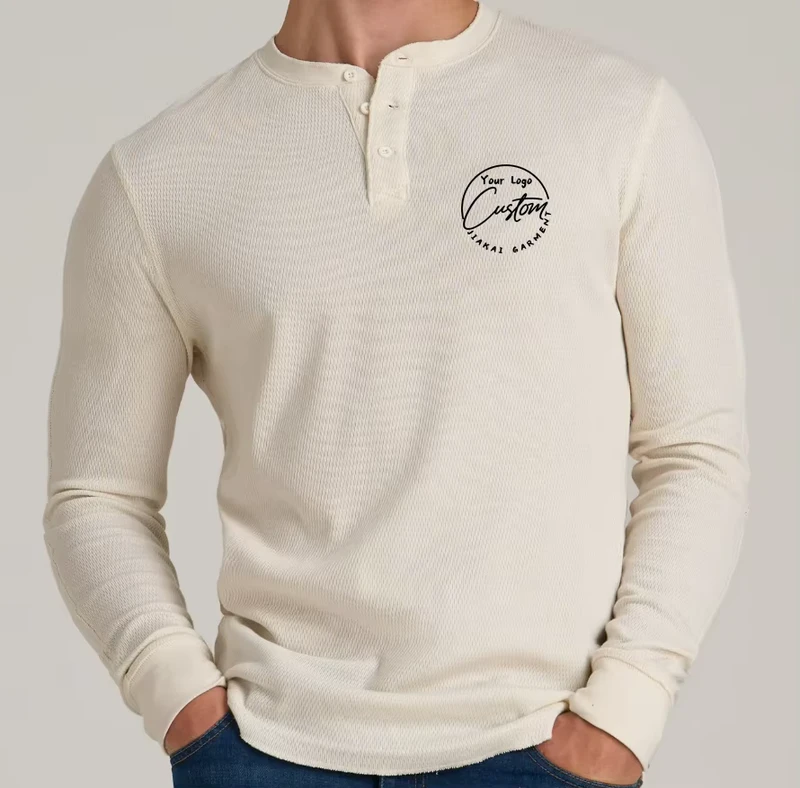 CHINEE-Streetwear-Henry-Neck-Button-T-Shirts-High-Quality-Anti-microbial-Custom-Long-Sleeve-Ribbed-Casual-Mens-T-Shirt