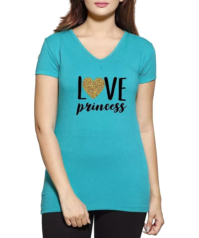 CHINEE-Stylish-Womens-Large-Size-Jeans-Tshirts-Blue-Color-100-Organic-Cotton-Eco-Friendly-Anti-Pilling-Comfortable-Wear-Letter