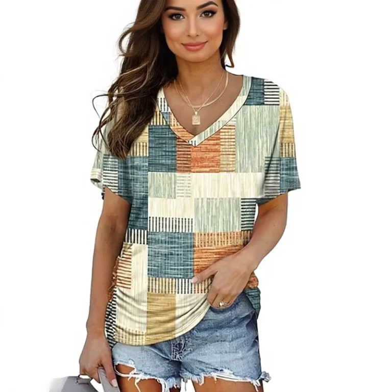 CHINEE-Summer-Essential-Womens-Casual-Regular-Fit-Knitted-Eco-Friendly-Quick-Dry-Breathable-180g-Short-Sleeve-T-Shirts