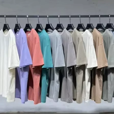 CHINEE-Summer-New-Design-240Grams-100-Cotton-Custom-Mens-Oversized-T-Shirt-Short-Sleeve-Solid-Color-Breathable-Quick-Dry-Trend-Top