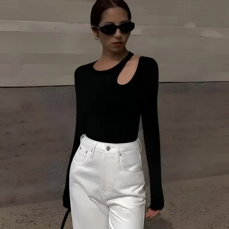 CHINEE-Sweet-Spicy-Hollow-Out-Shoulder-Long-Sleeve-Bottom-Shirt-Womens-T-shirt-Slim-Fit-Bottom-Shirt-Top-Breathable-Solid-Washed-Sexy