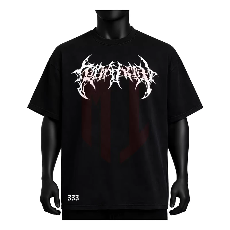 CHINEE-T-Shirt-For-Men-Graphic-Streetwear-T-Shirt-Oversized-Fit-Short-Sleeve-Urban-Tee-with-Gothic-Print-OEM-Fashion-Manufacturer