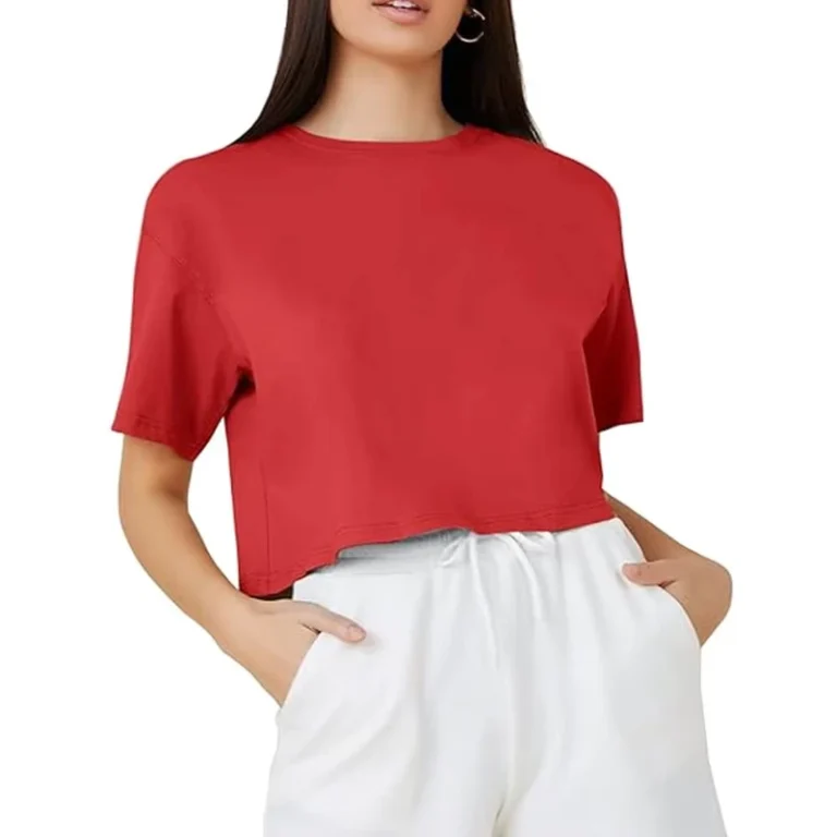 CHINEE-Top-Fashion-Summer-Women-Crop-Top-clothes-Set-Round-Neck-Short-Sleeve-women-crop-top