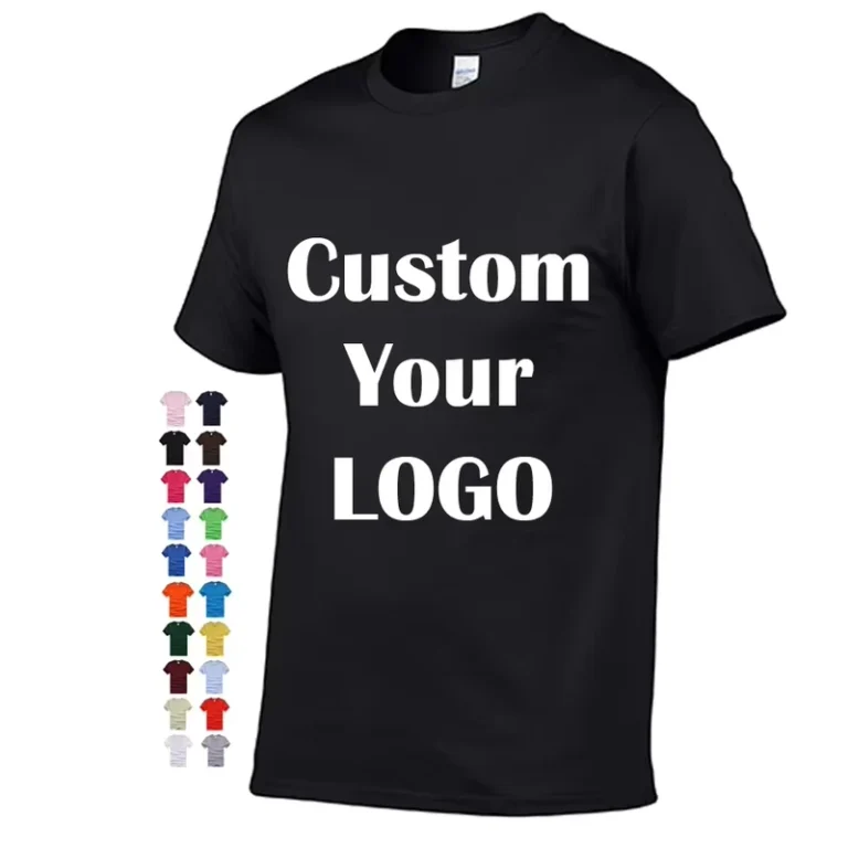 CHINEE-Tshirt-High-Quality-100-Cotton-Black-Plus-Size-Mens-T-shirts-Personalized-t-Shirts-Custom-Printing-Logo-for-Men
