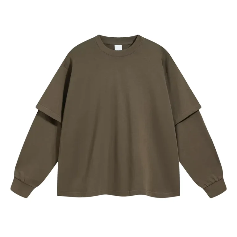CHINEE-Unisex-Custom-Mens-Longsleeve-T-Shirt-Oversized-Drop-Shoulder-100-Cotton-Long-Sleeve-Tee-Shirts