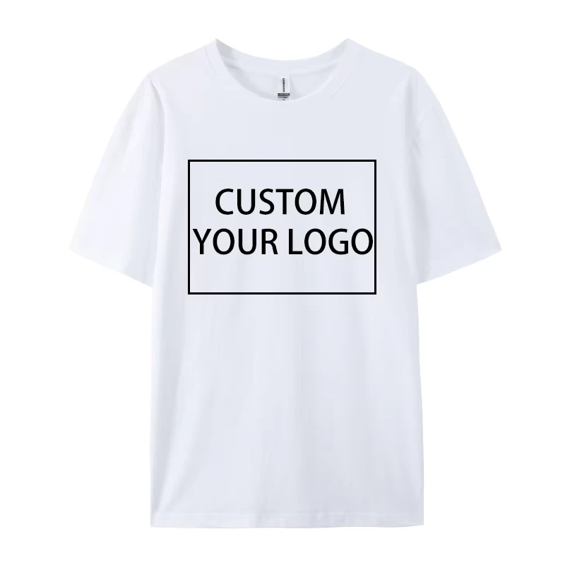 CHINEE-Unisex-Oem-100-Cotton-Tshirt-High-Quality-Printed-Logo-Summer-T-shirt-Custom-Size-Colorful-T-shirt-for-Company-Advertisement